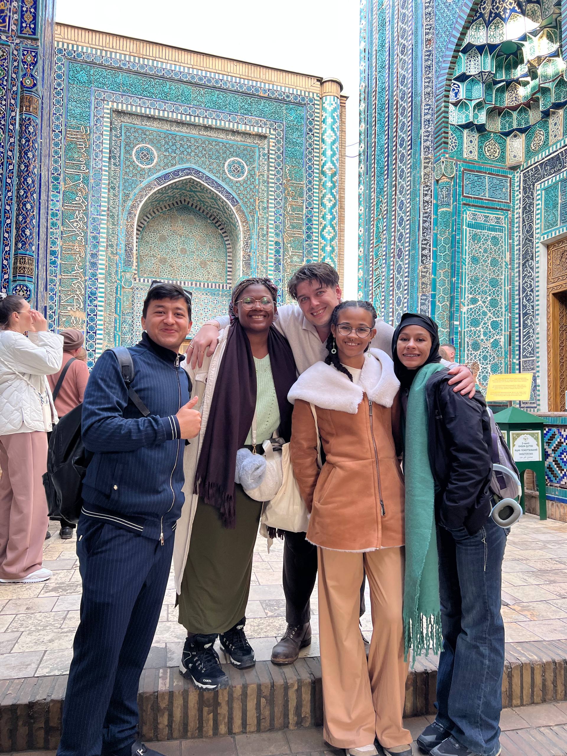 Travelers in Uzbekistan